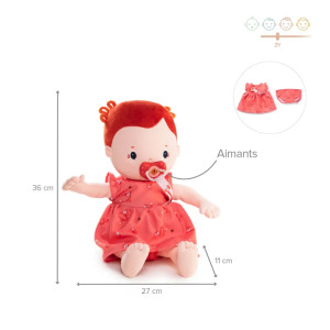 Poupon Bébé Rose (36 cm) Lilliputiens