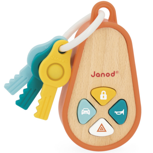 Porte-clés Sonore en bois (18-36 mois)