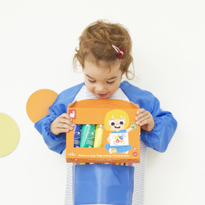Coffret de Peinture au doigt (x5 tubes) (1-5 ans) Janod