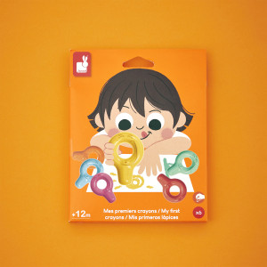 Coffret "Mes premiers crayons" (x6) (1-5 ans) Janod