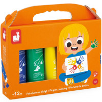 Coffret "Peinture au doigt" (x5 tubes) (1-5 ans)