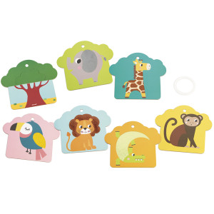 Cartes tactiles "Savane" (1-3 ans) Janod