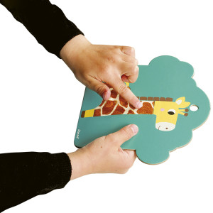 Cartes tactiles "Savane" (1-3 ans) Janod