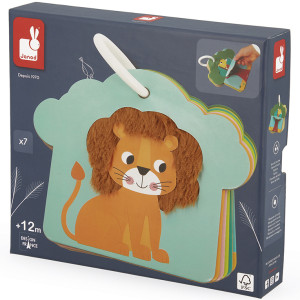 Cartes tactiles "Savane" (1-3 ans) Janod