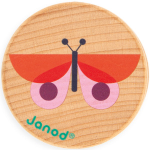 Hochet en bois "Gioia" (10-36 mois) Janod