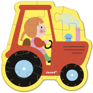 Puzzles évolutifs "Ferme" (2-5 ans) Janod