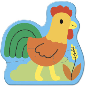 Puzzles évolutifs "Ferme" (2-5 ans) Janod