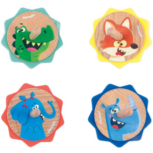 Toupie en bois "Applepop" (3-8 ans) Janod