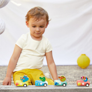 Voiture à friction en bois "Applepop" (2-6 ans)