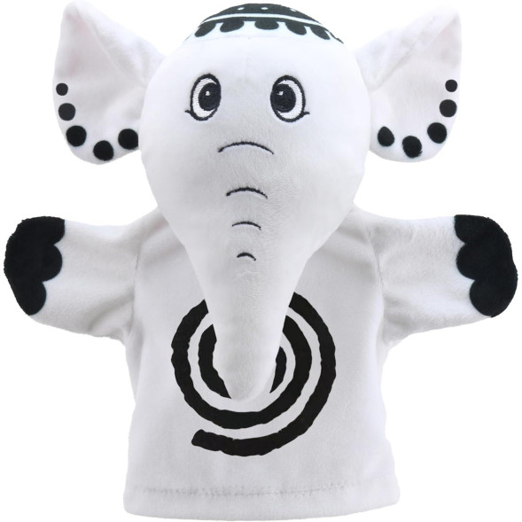 Ma Première Marionnette Noir & Blanc "Elephant"