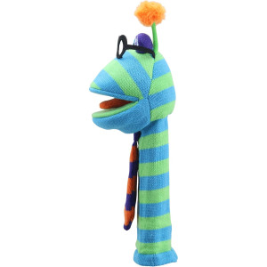 Marionnette Eco Sockettes "Dylan" avec couineur (18 mois et +) The Puppet Company