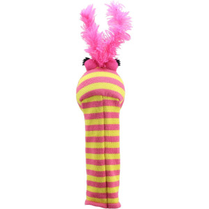 Marionnette Eco Sockettes "Lipstick" avec couineur (18 mois et +) The Puppet Company