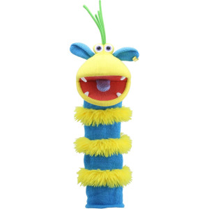 Marionnette Eco Sockettes "Ringo" avec couineur (18 mois et +) The Puppet Company