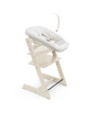 Chaise Haute Tripp Trapp "Blanc Vanille" en bois de hêtre + Baby Set + Plateau