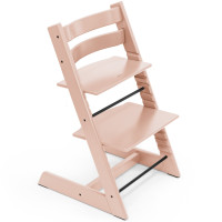Chaise Haute Tripp Trapp "Rose Serein" en bois de hêtre