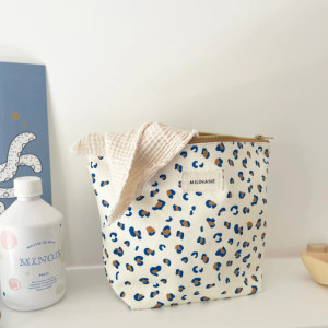 Trousse de toilette en coton Jeanette "Graou" Milinane