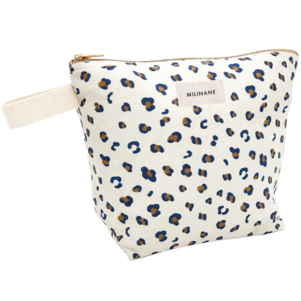 Trousse de toilette en coton Jeannette "Graou"