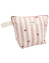 Trousse de toilette en coton Jeanette "Candy Cane" Milinane