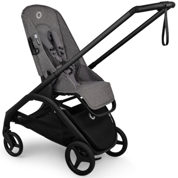 Base de poussette Bugaboo Dragonfly Plus châssis Black/Melange Grey