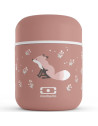 Boite Repas Isotherme en inox MB Capsule "Fox Cannelle" (280 ml) Monbento