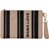 Pochette en coton Kira "Mama Love"