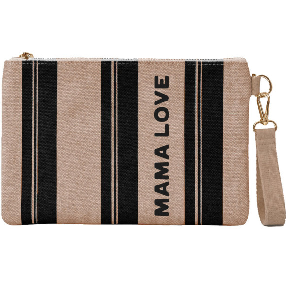 Pochette en coton Kira "Mama Love"