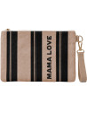 Pochette en coton Kira "Mama Love"