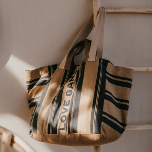 Sac XL en coton Kaba "Love Gang" Zakuw