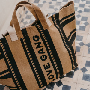 Sac XL en coton Kaba "Love Gang" Zakuw