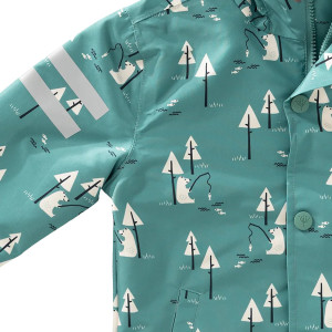 Veste imperméable enfant en PET recyclé "Ours" Fresk