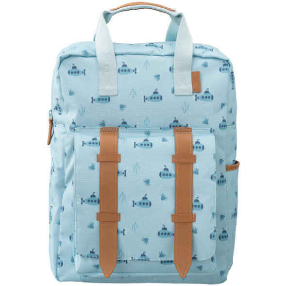 Sac à dos enfant A4 (36 cm) en PET recyclé "Sous-Marin" Fresk