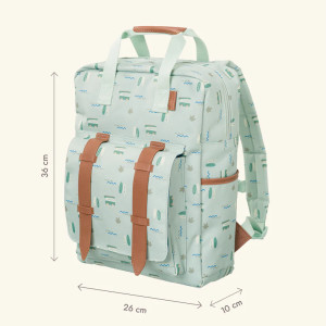 Sac à dos enfant A4 (36 cm) en PET recyclé "Surf Boy" Fresk