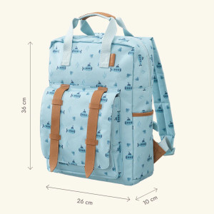 Sac à dos enfant A4 (36 cm) en PET recyclé "Sous-Marin" Fresk