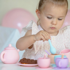 Dinette en Silicone "Pastel" (3-6 ans)