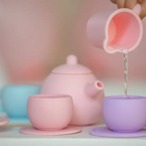 Dinette en Silicone "Pastel" (3-6 ans)