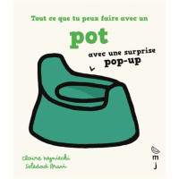 Livre bébé en carton "Tout ce que tu peux faire avec un pot" (18 mois et +)