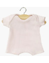 Babies - Body shorty en maille côtelée "Rose Pastel" pour poupon Babies