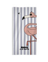 Serviette de plage en microfibre (140 x 70 cm) "Minus Flamand"