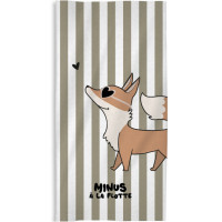Serviette de plage en microfibre (140 x 70 cm) "Minus Renard" Zakuw
