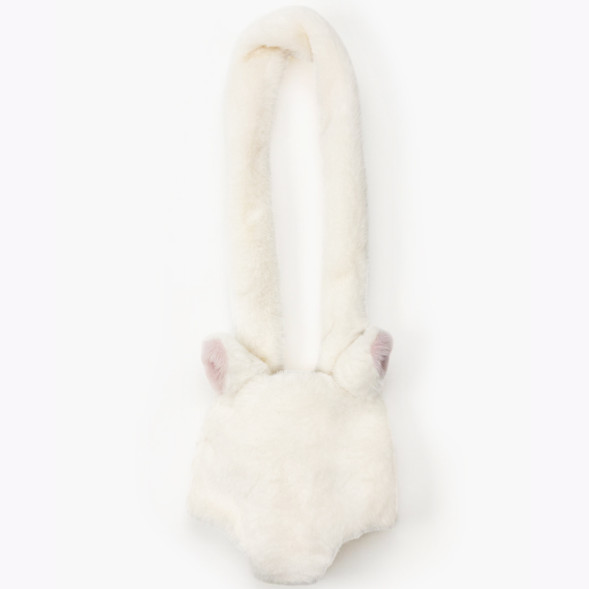 Porte poupée Peluche "Ecru" pour poupée et poupon
