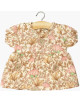 Babies - Robe Faustine à manches ballons "Indienne Rosée" pour poupon Babies