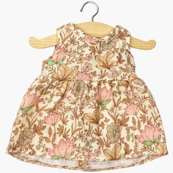 Gordis - Robe Faustine sans manches "Indienne Rosée" pour poupée Gordis