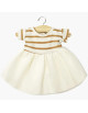Gordis - Tutu Rosana "Rayures Beige" pour poupée Gordis