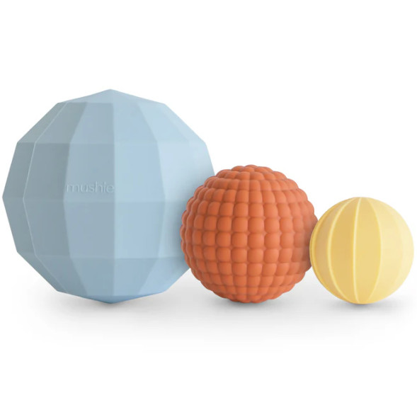 Balles sensorielles en silicone "Bleu"