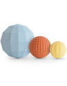Balles sensorielles en silicone "Bleu"