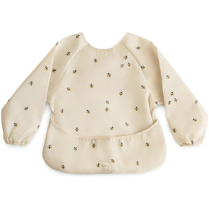 Bavoir manches longues imperméable (6-24 mois) "Abeilles" Mushie