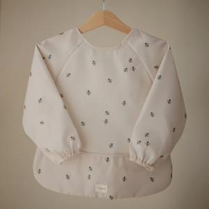 Bavoir manches longues imperméable (6-24 mois) "Abeilles" Mushie