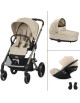  Poussette Balios S Lux 3 "Almond Beige" + Nacelle S Lux + Cloud G3 Plus + Adaptateurs