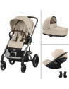  Poussette Balios S Lux 3 "Almond Beige" + Nacelle S Lux + Cloud G3 Plus + Adaptateurs