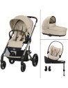  Poussette Balios S Lux 3 "Almond Beige" + Nacelle S Lux + Cloud G3 Plus + Base G3 + Adaptateurs